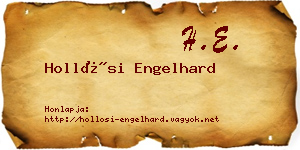 Hollósi Engelhard névjegykártya